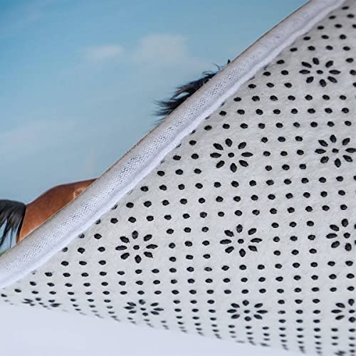 Zifarm Badematte rutschfeste 50x80 cm Pferd Badvorleger-Set 3D Sommer Braunes Pferd Mikrofaser Flanell Absorbierend… – Bild 8