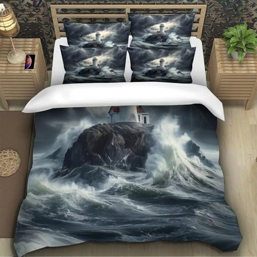 Housse de couette zippée hypoallergénique lit double steampunk - 5