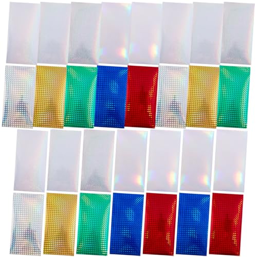 beinkmake 30pcs Fishing Lure Tape Holographic Fish Scale Lure Sticker 7x9inch Adhesive Fish Scales Lure Tape Crafts DIY Film Flash Lure Tape for Fishing Lure Making Metal Baits