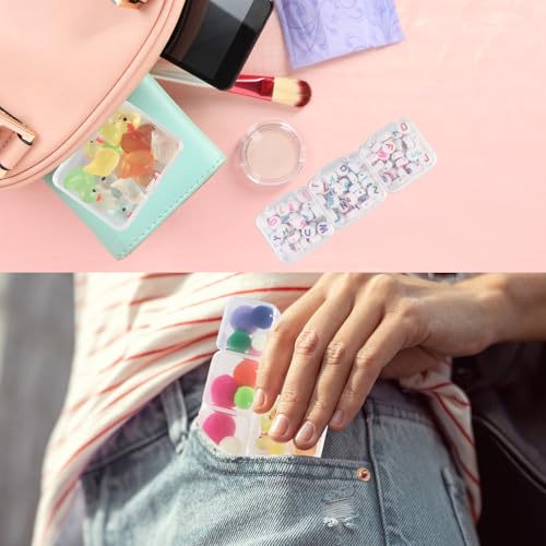 Image of 4 Pack Bead Storage Organizer Box - 23 Grids Clear Plastic Bead Organizer Boxes Clear Small Bead Storage Case for Bracelet Making DIY Jewelry Craft Nail Earrings Desktop Organizer