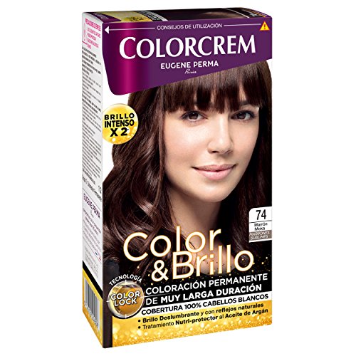 COLORCREM tinte Marrón Moka Nº 74 caja 1 ud Cover