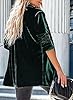 Happy Sailed Women Velvet Blazer Jackets Casual Lo... #1