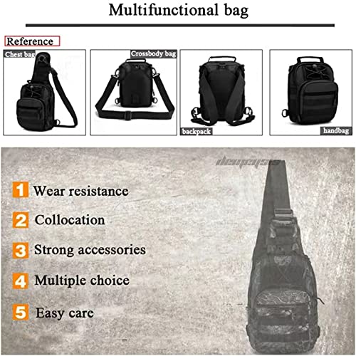 Mochila táctica eBigValue Sling Bag pequeña miniatura 4