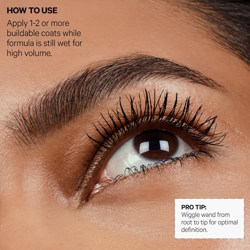 Image of Milk Makeup KUSH Big Hit Volumizing Mascara - 12HR Clean High-Volume Mascara for Lifting, Lengthening + Defining Lashes - Clump + Smudge-Free, Weightless + Safe for Sensitive Eyes - Black