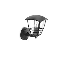 CREEK - Applique per esterno a parete H20cm Nero Philips