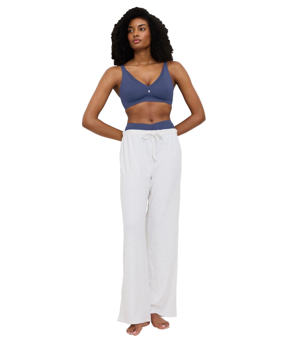 Triumph - True Shape Sensation T N01 - biustonosz minimalizujący bez fiszbin, Vintage Denim, 70E