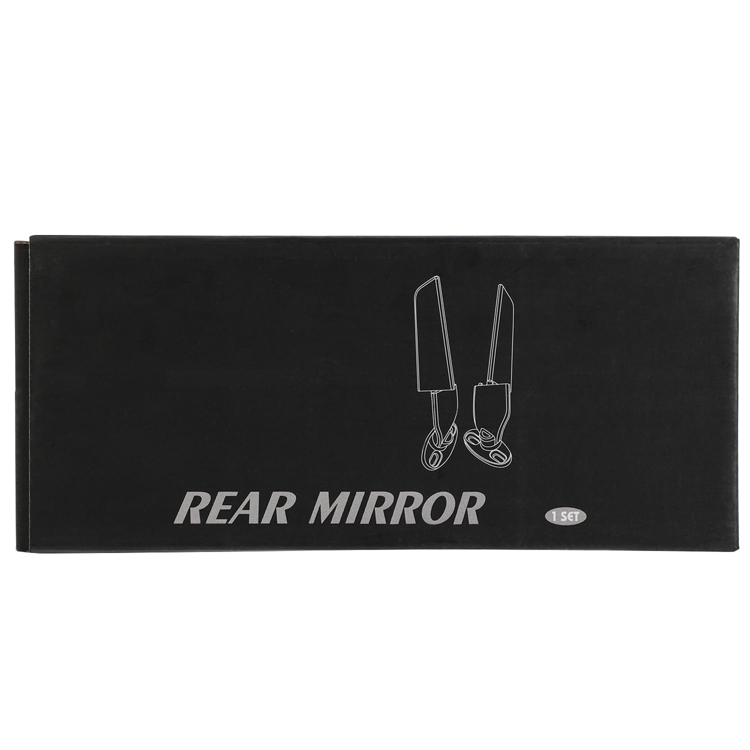 Specchietto retrovisore Laterale Girevole per Motocicletta Specchietti Laterali Supersport 360 Gradi Universali per Honda CBR650R CBR 650 CBR500 CBR 500 R F Bianco