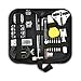 JUSTDANMING Kit de réparation de montre 153pcs Kit de la barre for ressort professionnel, montrez le kit d'outil de remplacement de la batterie, jeu d'outils for broches de la bande de surveillance Ki