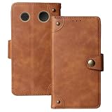Anybird Marrone Retro Pelle Case per Beafon SL645 Plus LTE 4G 2.8" Custodia Caso Premium Leather Cover Flip Guscio Protettiva Copertina Portafoglio Magnetico Anti Urto e Anti Graffi