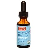 Agaricus Bio Super Liquid, Organic Blazei Mushroom Extract Tincture, Fruiting Body Beta-Glucan Drops for Natural Killer Cell Activity, Liquid Mushroom Supplement for Liver and Immune Support, 30 ml