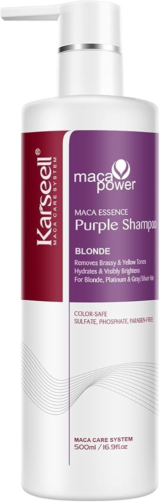 Amazon | 【公式】Karseell むらさきシャンプー 500ml 「黄ばみを抑え