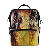 Großes Fassungsvermögen: Dimension ist der Wickeltasche 27,9 x 19,8 x 38,1 cm bestehend aus 1 großen Hauptfach, 8 Steckfächer (in der Innenseite) und 2 Seitentaschen für Baby-Pflege (für Gewebe und Flasche oder Regenschirm).