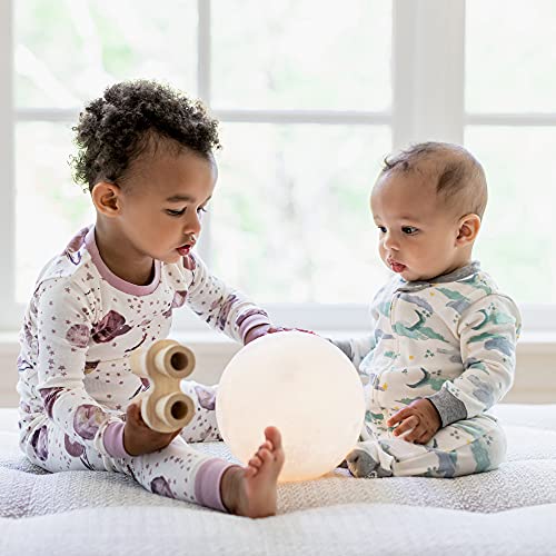 Image of Burt's Bees Baby unisex-baby Sleep & Play, Organic One-piece Romper-jumpsuit Pj, Zip Front Footed Pajama