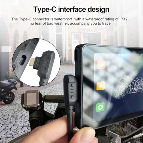Cámara de salpicadero para motocicleta con Bluetooth y grabación en bucle continua 6