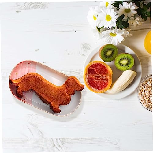 Molde de silicona de perro dachshund para hornear repostería y chocolates 7