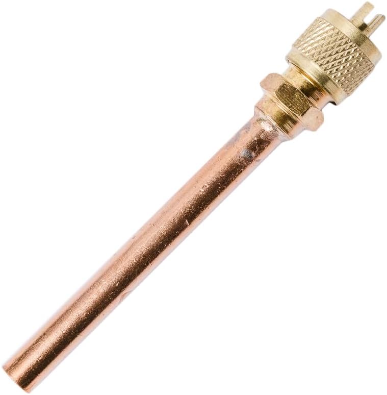 Refrigeration Schrader Valve 3 Pcs – Brass Copper Stem Service Access Fitting for HVAC, Mini Split AC, and Charging Line Maintenance