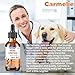Carmelie Natural Yeast Relief for Dogs, Support Healthy Itch Relief, Ear Paw Discomfort Care, Itch Relief for Dog, Allergy Supports, Inflammation Relief for Dogs, 60ml Bacon Flavor