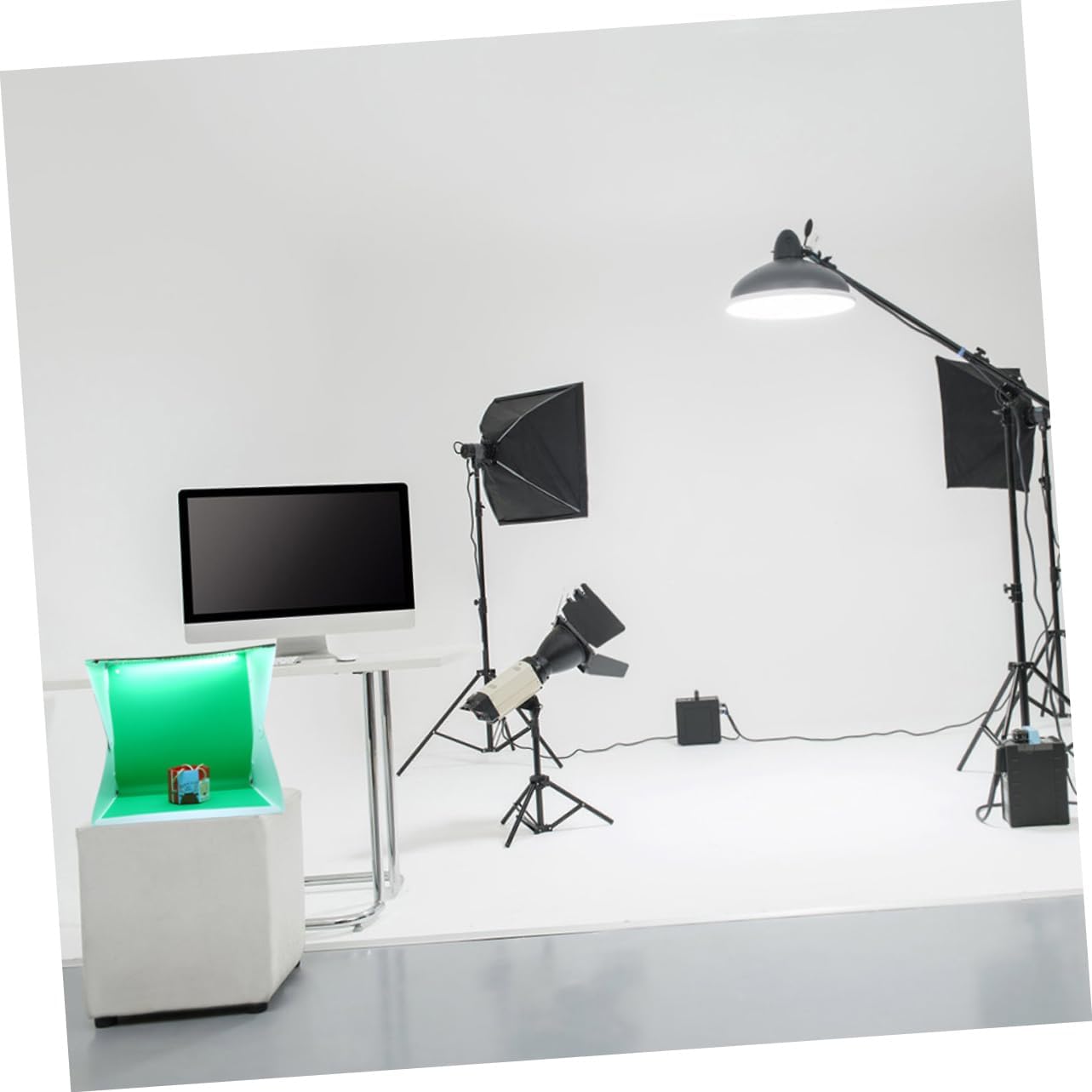 Mobestech Mini Photo Studio Tent Backdrops for Product Photography Portable Led Lighting Cube for Images