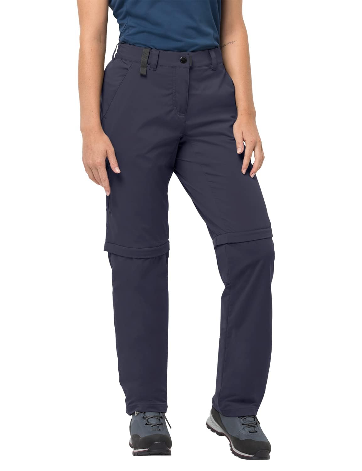 Jack Wolfskin Activate Light Zip Off Women's Hiking Trousers Graphite