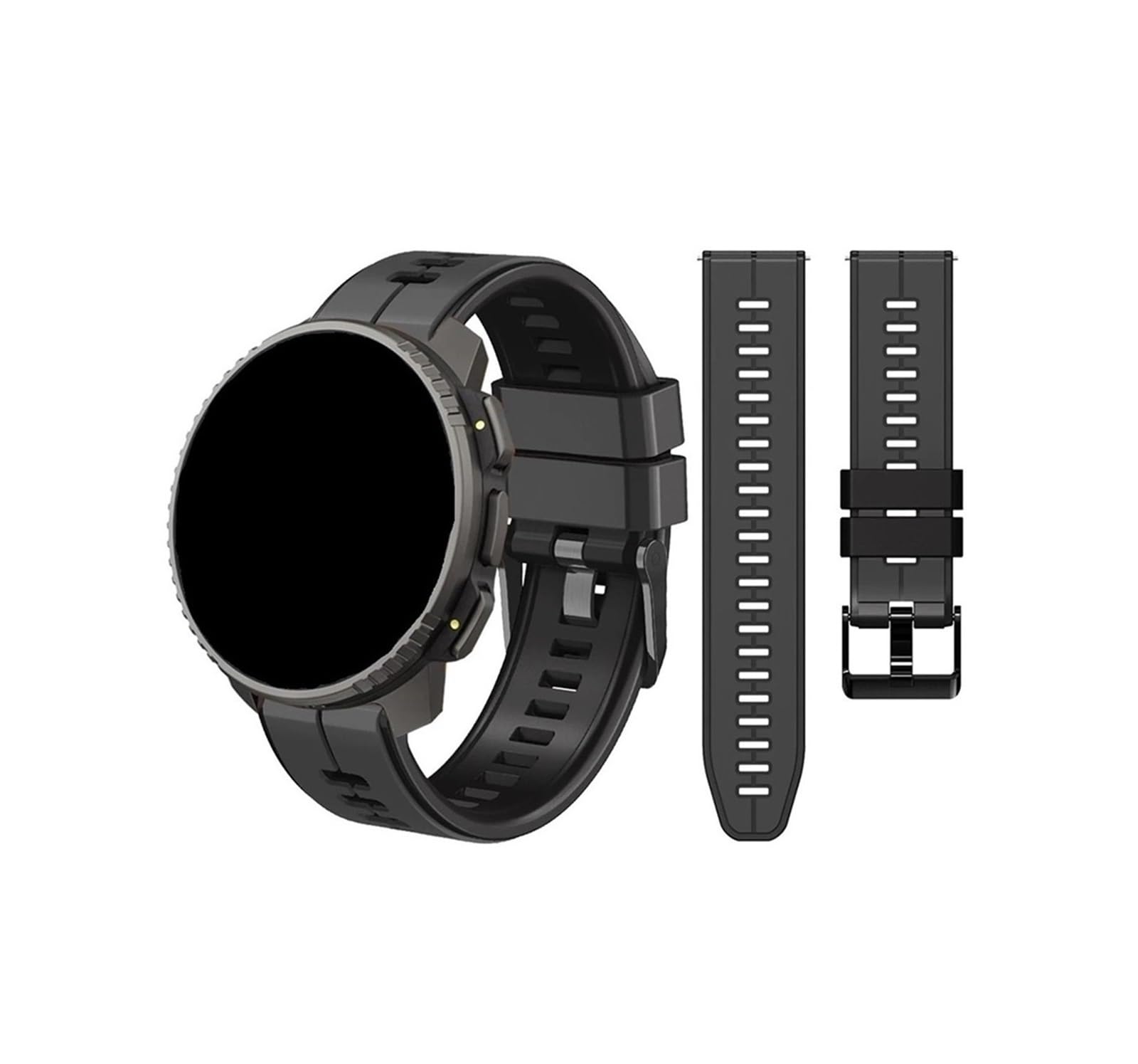 22mm Watch Strap Fit for Suunto Vertical /9 PEAK Pro/9 Peak/5 Peak Replacement Silicone Band Wristband Bracelet Accessories