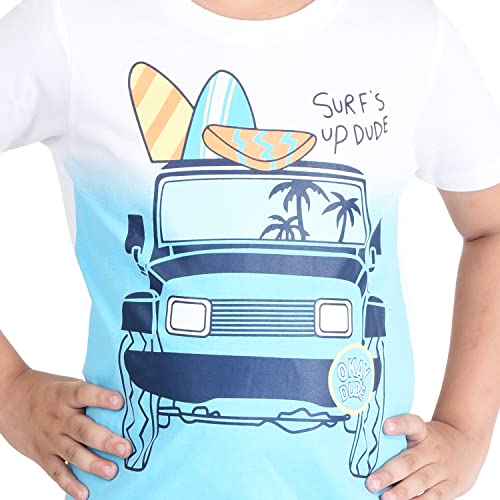 Image of Clothe Funn Boys Printed Cotton Half Sleeves T-Shirt & Shorts Set