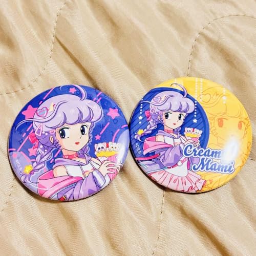【新品】クリィミーマミ　パジャマのままで　直筆サイン♡ミニ版画セット　缶バッジ 新品】クリィミーマミ パジャマのままで 直筆サイン♡ミニ版画