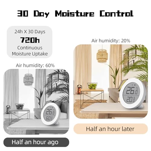 image for Amrnish Hanging Moisture Absorbers, Portable Dehumidifier Bags, Fragra