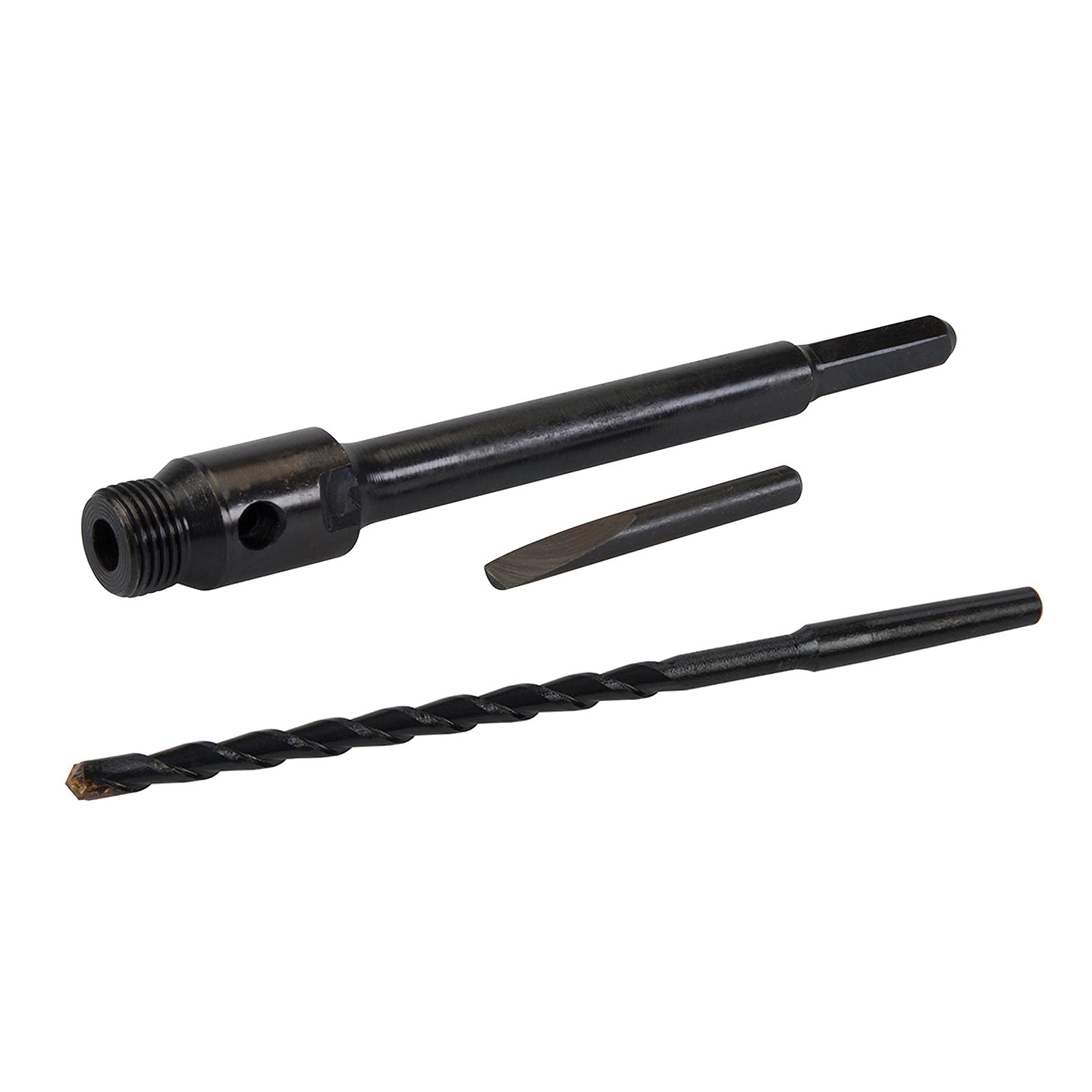 Dapetz ® 200mm Hex Core Drill Arbor with Ejector Drift & Pilot Drill