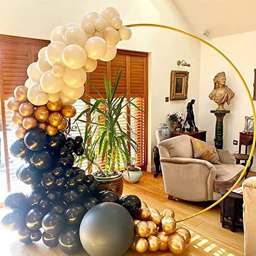 Kit de arco de globos de metal con bases de agua y clips para eventos 3