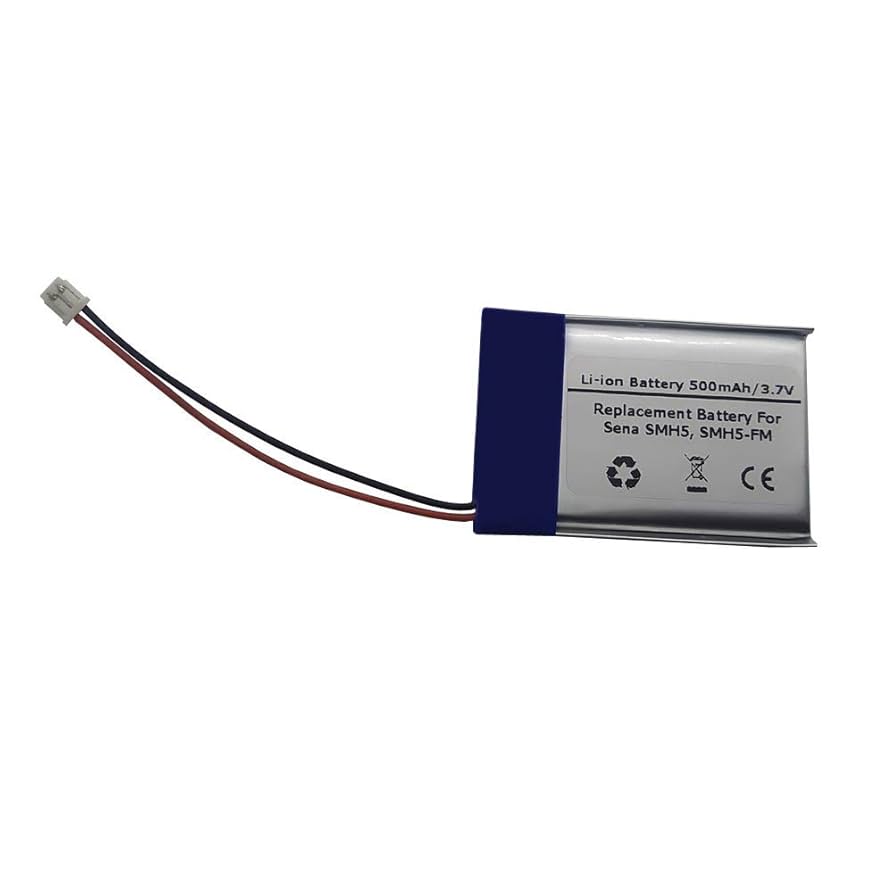 Amazon.co.jp: 3.7V 500mAh Sena SMH5、SMH5-FMオートバイ