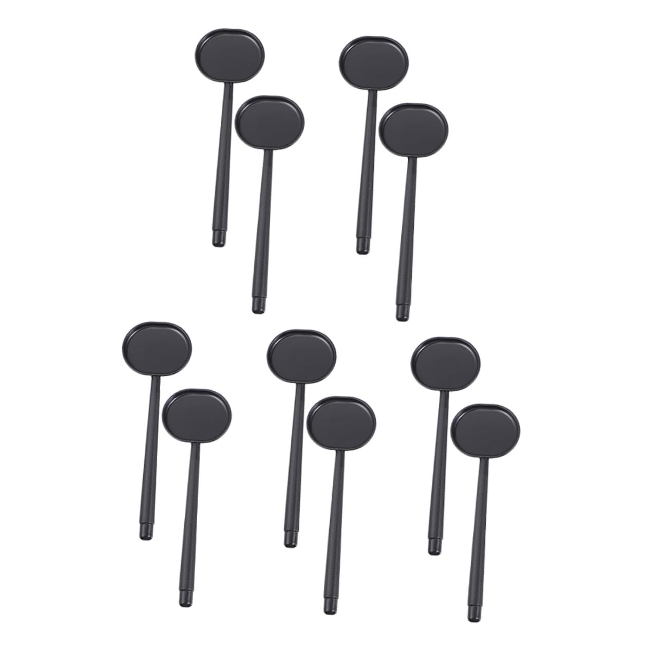 KOMBIUDA 10pcs Eye Shield Handheld Eye Occluder Eye Examination Occluder Eye Occluder Eye Test Occluder Block Eye Exam Chart Tool Eyesight Test Supplies Abs Engineering Plastics