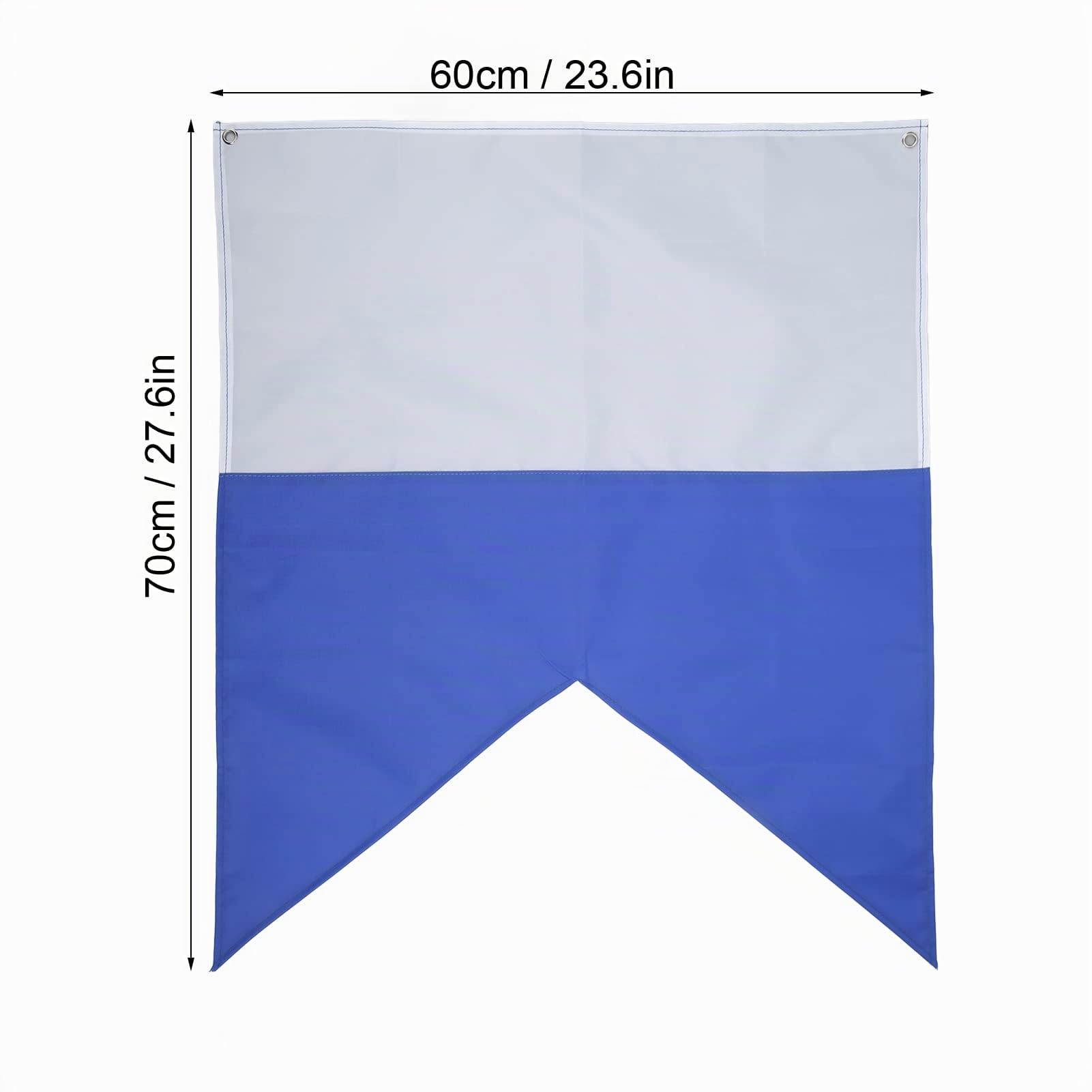Bandera de Buceo Internacional, Bandera Alfa de Poliéster Y Bandera Universal de Buceo 27.6x23.6 Pulgadas Bandera de Buceo Marcador de Bandera de Barco para Buceo, Esnórquel, bajo el Agua