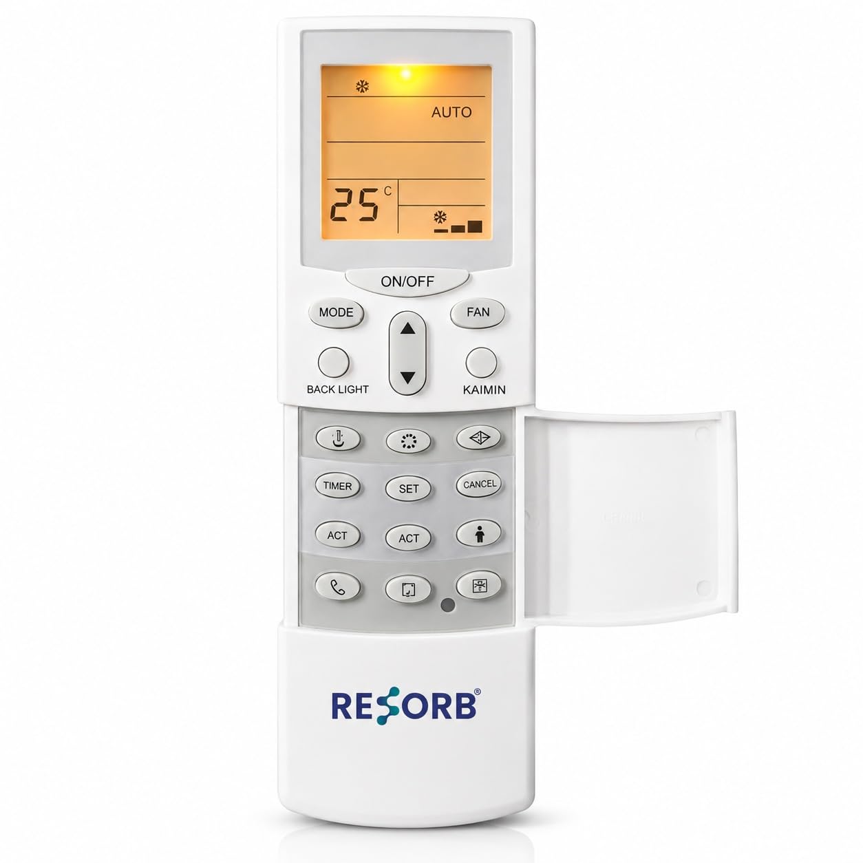 AC Remote Control Compatible with Hitachi AC 1 Ton 1.5 Ton 2 Ton Split & Window Air Conditioner, Universal Replacement Remote with Backlight Display Model 68A, White RE 68A-image-36