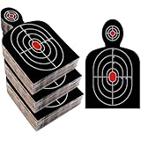 Arrowbash 72 Pcs Shooting Target Tactical Cardboard Targets Cardboard Silhouette Target for Shooting Range Practice Competitions Training(30 x 18 Inches)