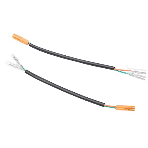 Miniatura 2 de 2pcs Turn Signal Adapter Plugs for Ninja Kawasaki Z125 Z250 Z300 Z650 Z900 Easy Installation