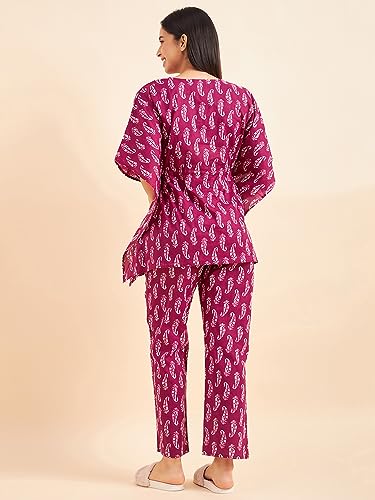 Image of Sweet Dreams Women Printed Pyjama Set