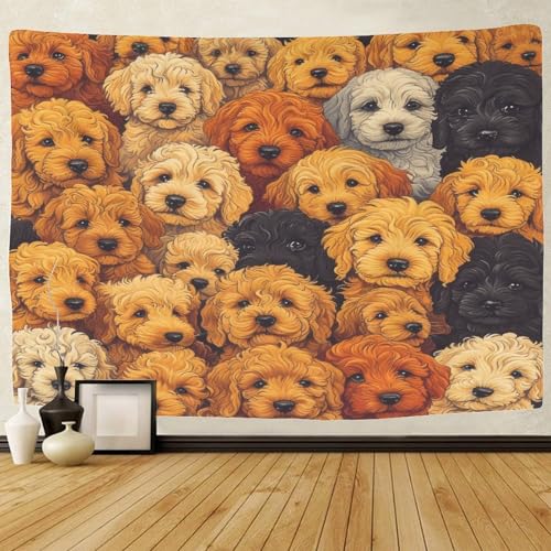 Tapisserie murale effet 3D Le coqapoo grand format 180x230cm pour décoration - 2