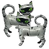 2Pcs 25.6inch cat balloon/Halloween Balloons Foil/cat helium balloons/Perfect for Spooky Parties