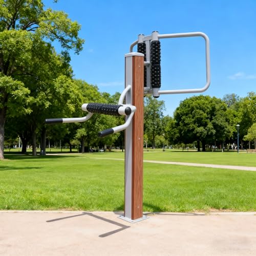 Image of Back Exerciser,Lower Back AGER,Waist AGER with Sturdy Metal e,Outdoor Fitness Equipment for Core Strengthening and Stretching Balanced Body Exercises (C)