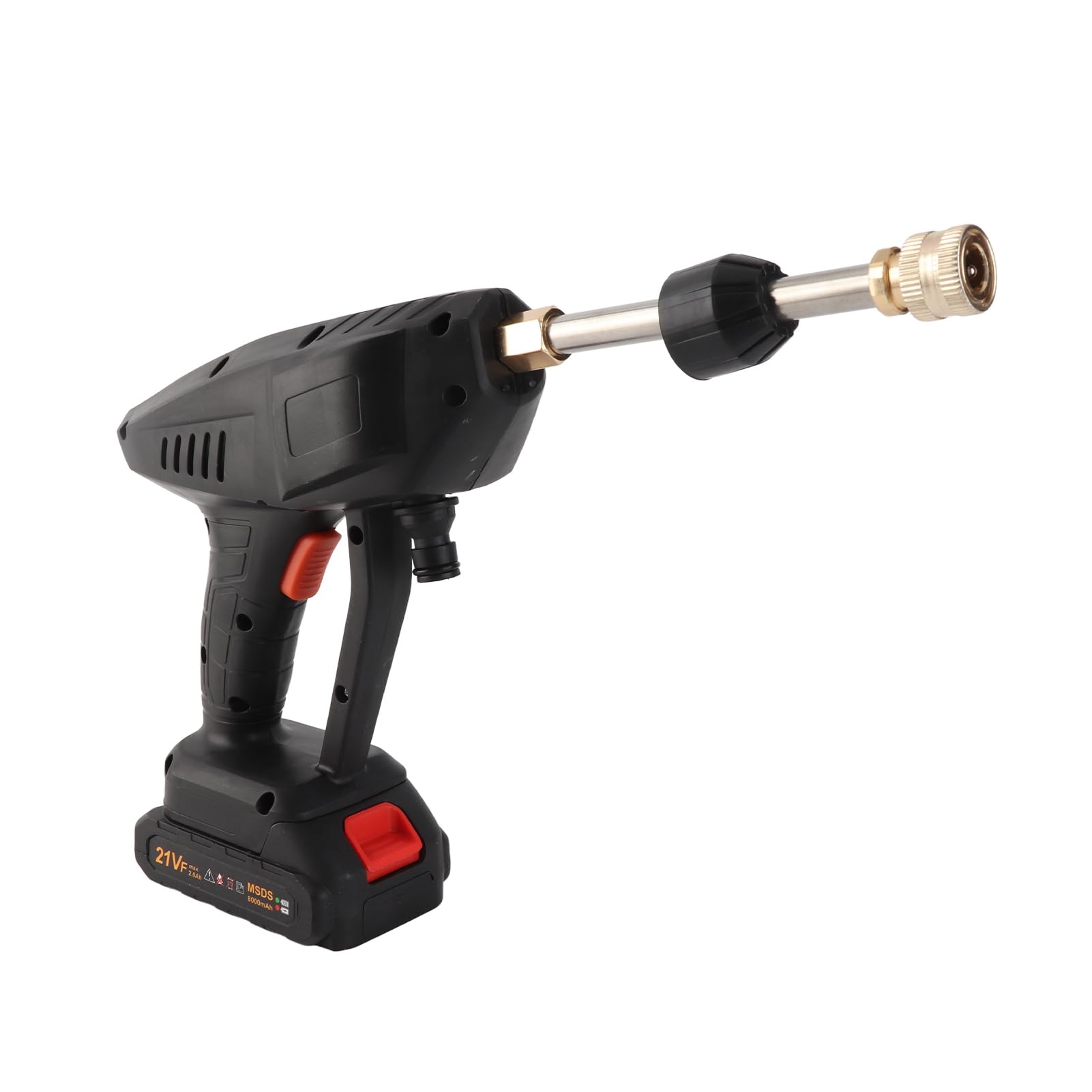 HUIOP Idropulitrice Portatile,Idropulitrice Cordless, Idropulitrice Portatile 120PSI Portatile con Batteria e Caricatore 24V 7500mAhIdropulitrice Elettrica Batteria Ricaricabile per Lavare Auto,