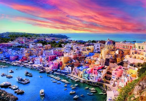 Puzzle 1500 pièces : Procida Clementoni Puzzles - vue 2