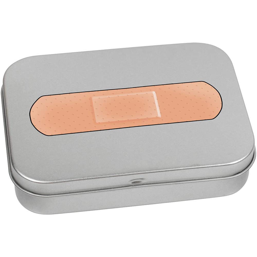 Azeeda 110mm 'Medical Plaster' Metal Hinged Tin/Storage Box (TT00146834)