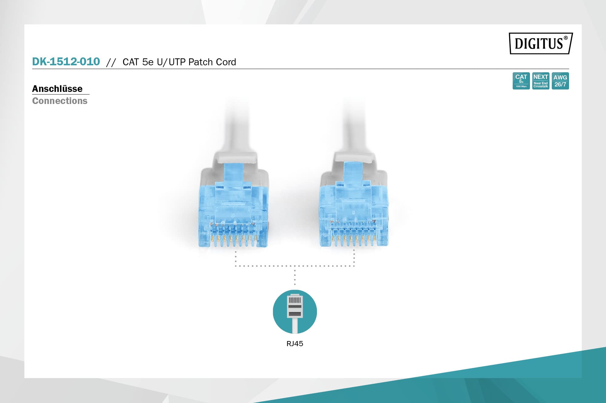 Digitus Ecoline - Patch-Kabel - RJ-45 (M)