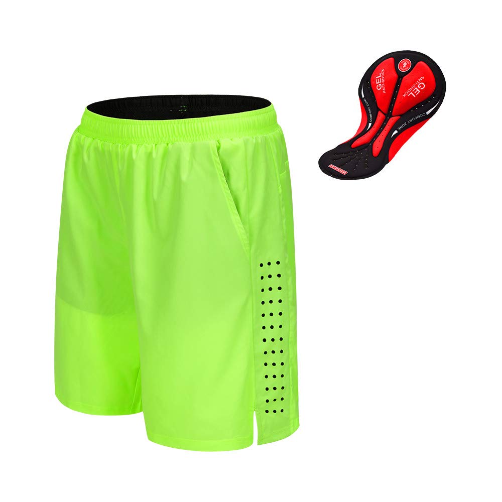 Tenue Cyclisme Homme WOSAWE – Maillot Manches Courtes + Cuissard Rembourré – Vert – NEUF