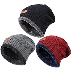 3 Hat (Black,grey,red)