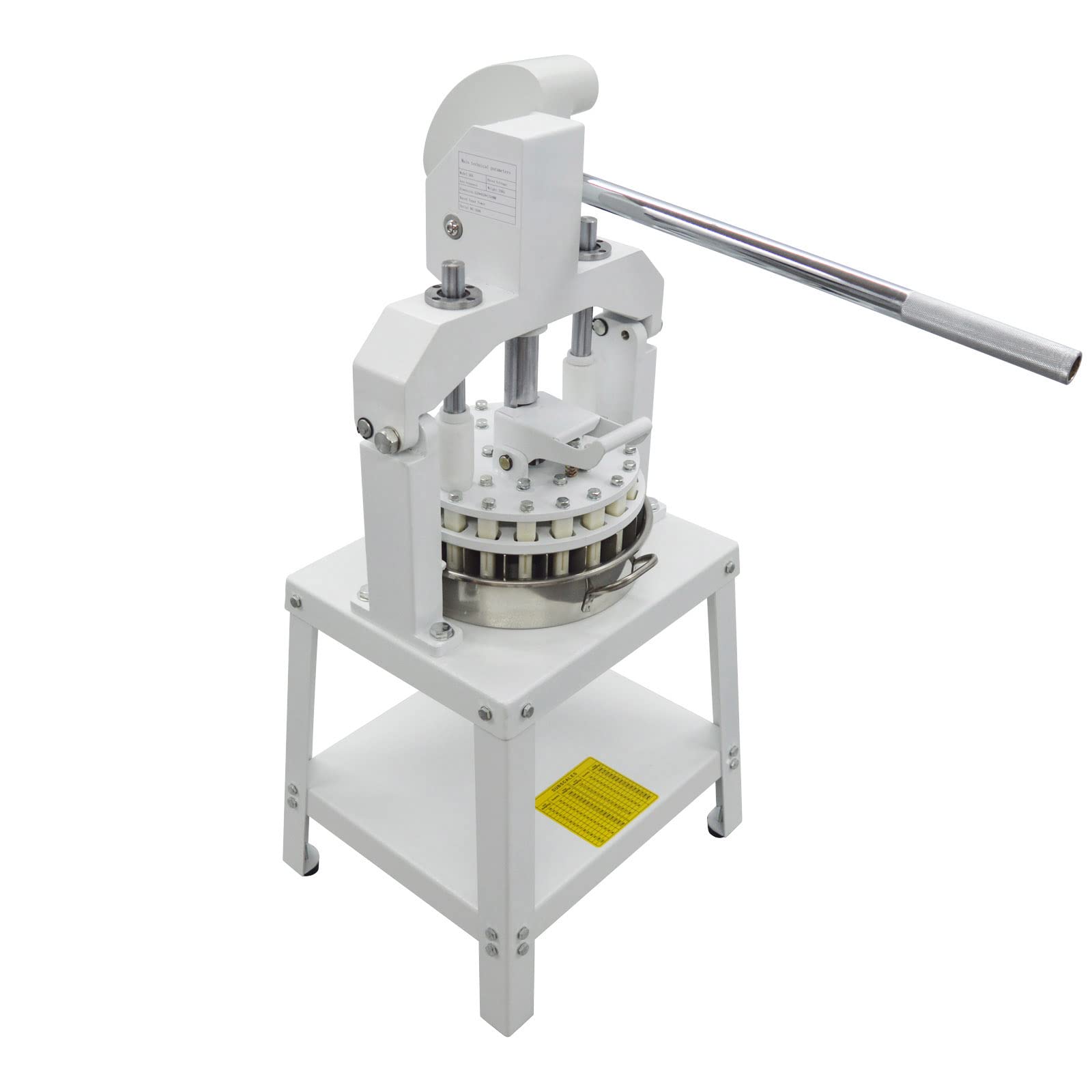 BANFLUXION 24PCS Vertical Type Manual Dough Dividing Machine 2 Trays Manual Dough Divider Bakery Dough Cutter Machine 1.59oz-8.46oz(45g-240g)/pcs