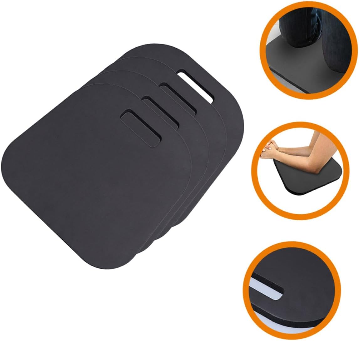 Totority 4pcs Yoga Kneeling Pads Thick Gardening Mat Portable Kneeler Cushion for Yoga Gardening Painting