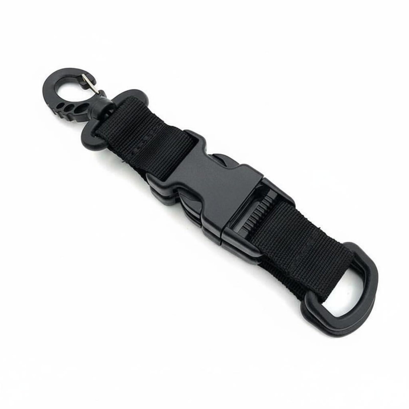 Rotating Hook Backpack Attachment Multi-Functional Fast-Release Gear Hook Quick-Disconnect Strap Buckle Secure Lock For Camping, Black|Buckles & Straps-image-41