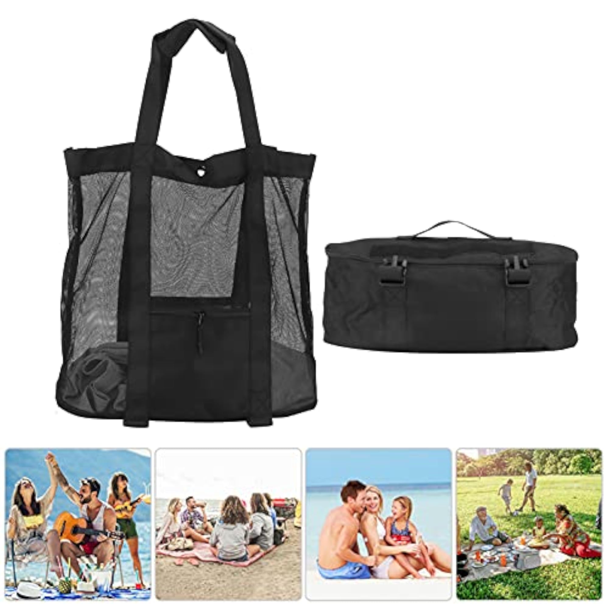 Large Detachable Tote Bag for Travel, 2-in-1 Design
