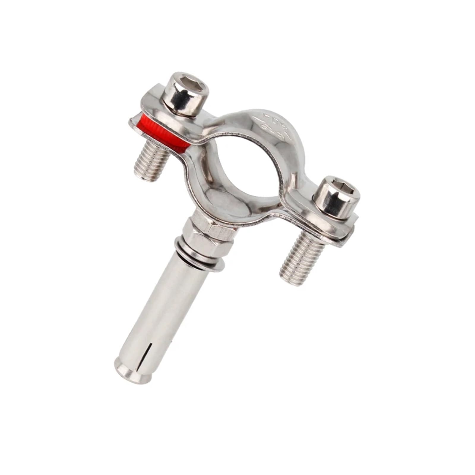 1 pieza de 15-159 mm, tornillo de expansión de aro de tuerca de acero inoxidable 304, abrazadera de manguera redonda, abrazadera de tubo de suspensión, accesorio de tubería, sujetador PPR/PVC(150-159m